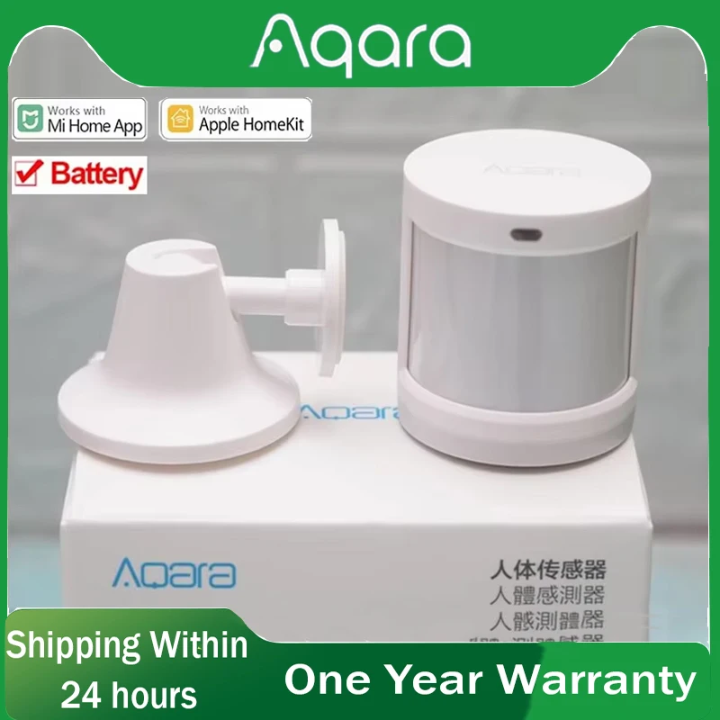 Aqara Human Body Sensor Smart Motion Sensor ZigBee Wireless Connection Smart Home wall mounted with human body sensor for Mihome