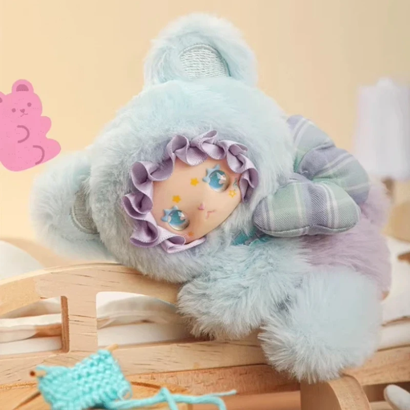 Lovely Emma Bear Hug Clip Blind Box Plush Doll Stuffed Toy Kawaii Cartoon Animal Plushie Keychain Pendant Gift For Kids Girls view 6