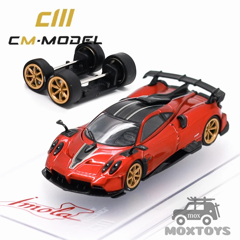 

CM MODEL 1:64 Metallic Red Pagani Imola Diecast Model Car