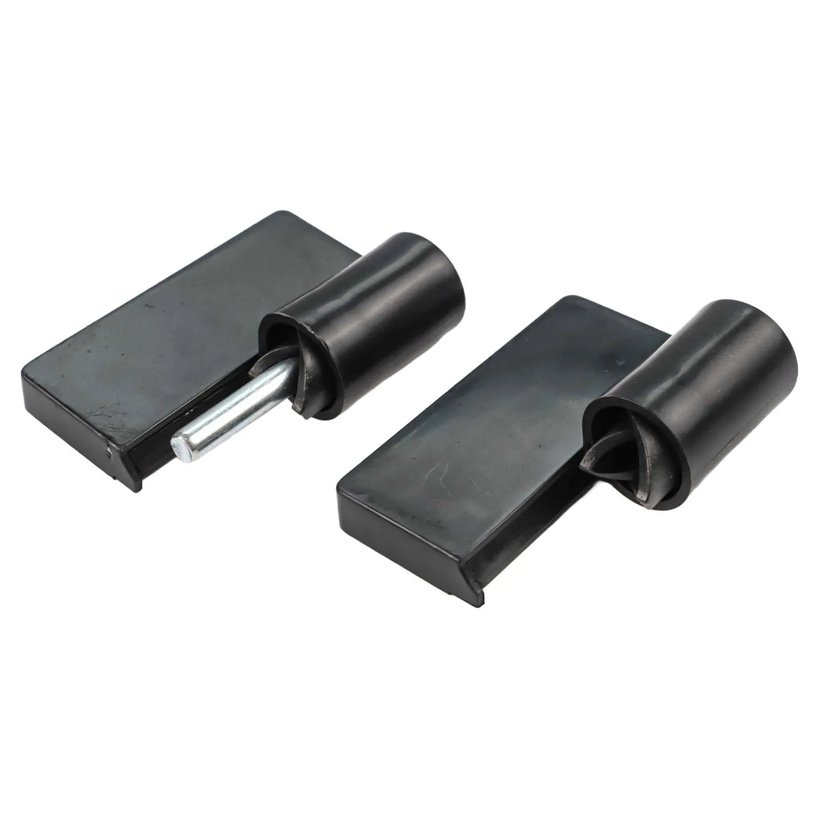 جودة عالية مفيدة العلامة التجارية الجديدة لباب المرحاض العام الأجهزة الباب المفصلي المفصلي أسود اللون 1 قطعة اكسسوارات النايلون