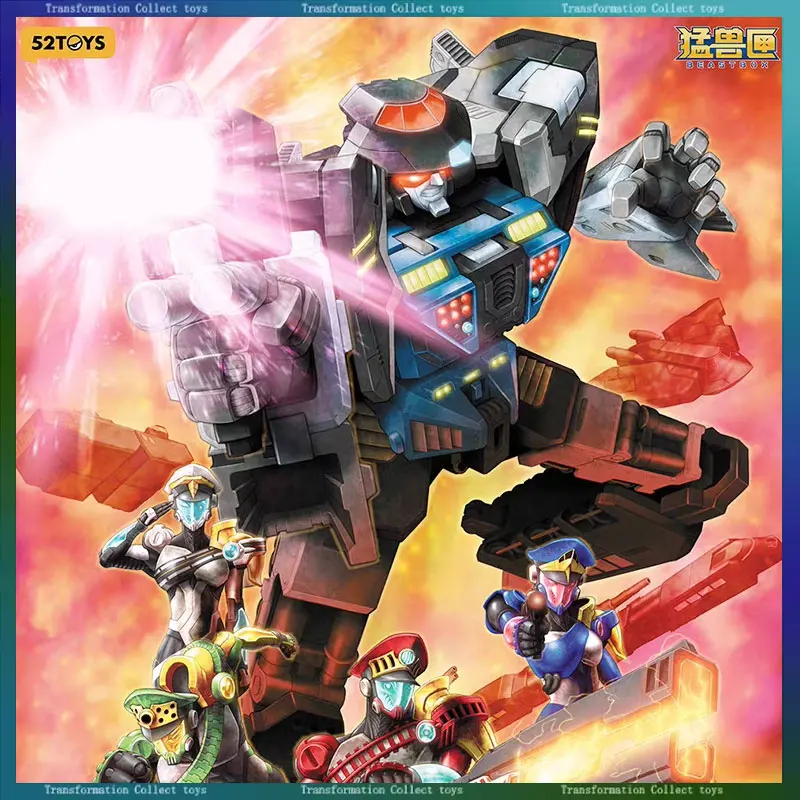 

Новый 1/4 52TOYS Transformation Beast Box FIREPOWER ROBO PEACEMECHA Фигурка Статуя Модель Коллекция Робот Игрушки Подарок