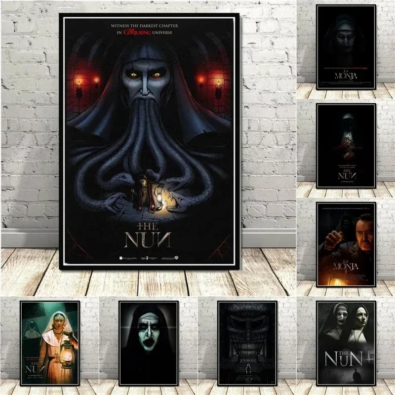 The Nun Conjuring Classic Horror Posters and Print Canvas Painting Wall Pictures for Living Room Movie Decorative Home Decor Art