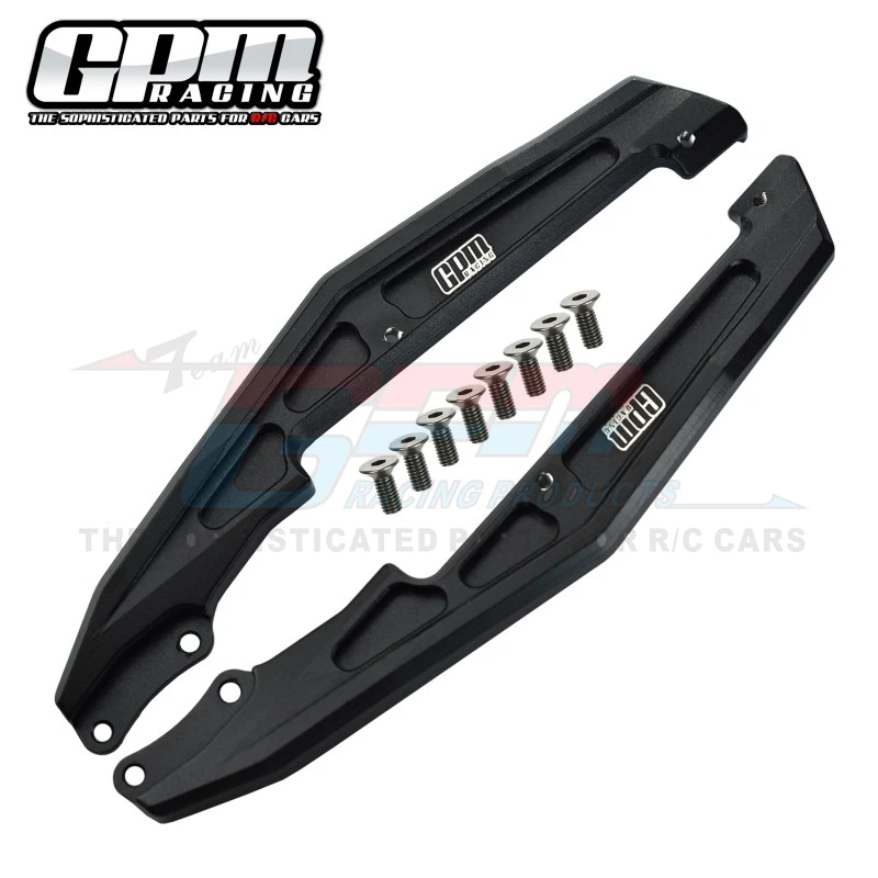 GPM Aluminum Chassis Nerf Bars For LOSI 1/18 Mini-T 2.0 2WD Stadium Truck RTR