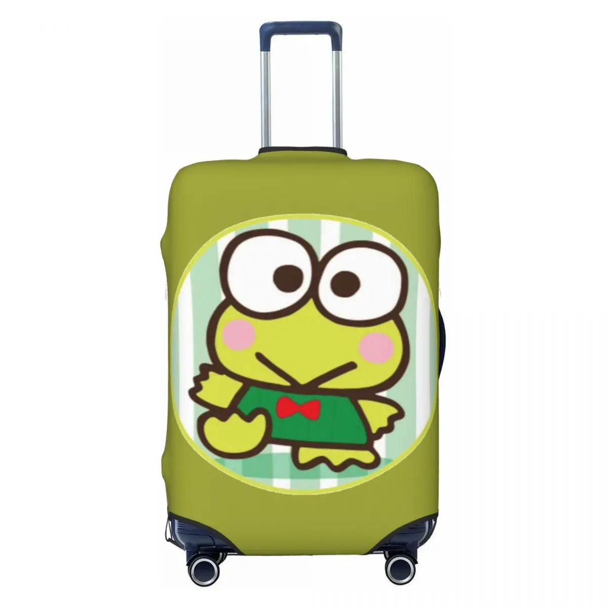

Custom KeroKeroKeroppi Cartoon Suitcase Cover Dust Proof Luggage Protective Covers for 18-32 inch