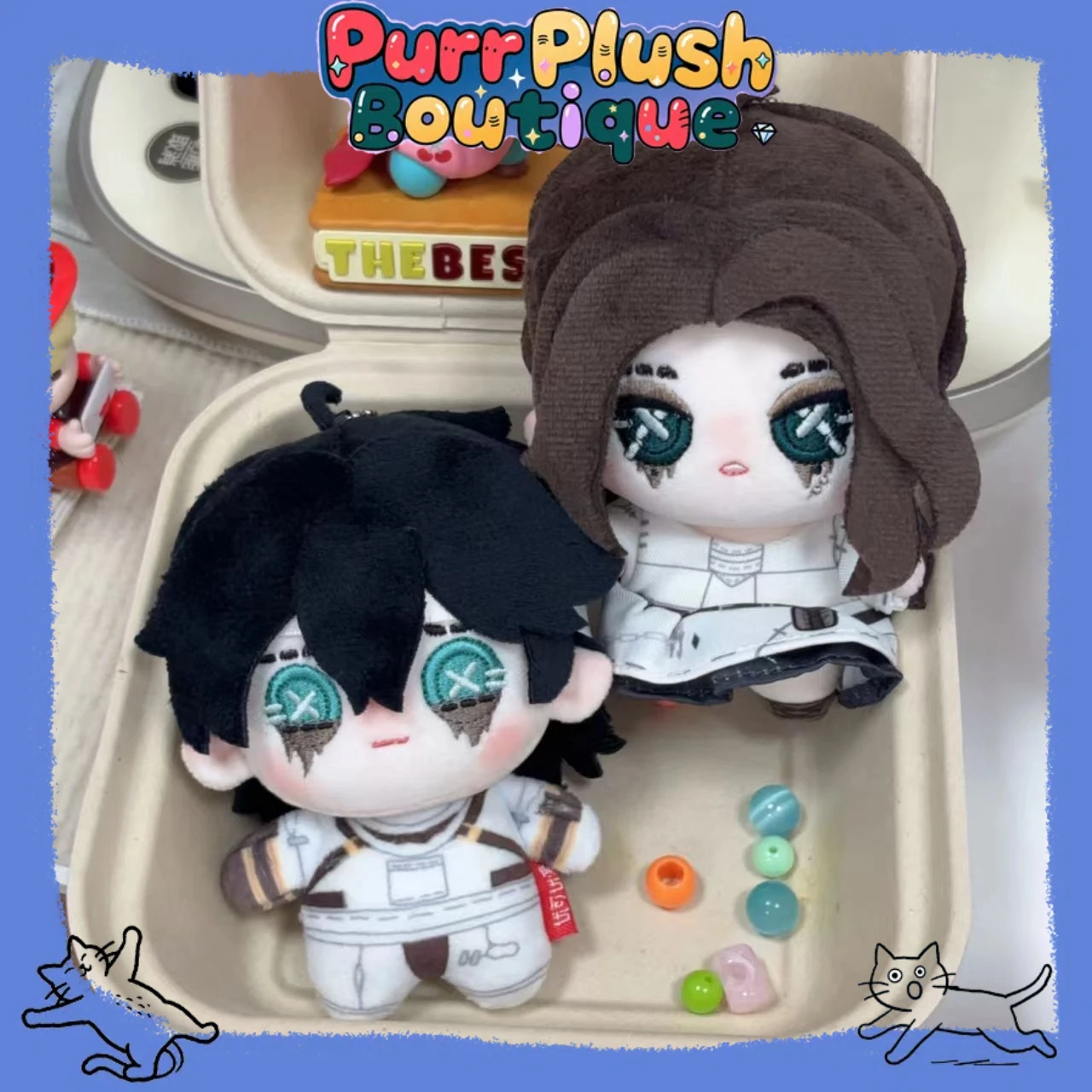 

10 см идентичность V Ада Месмер хлопок аниме косплей талисман кулон Эмиль висячая капля пациент психолог фигурку украшения