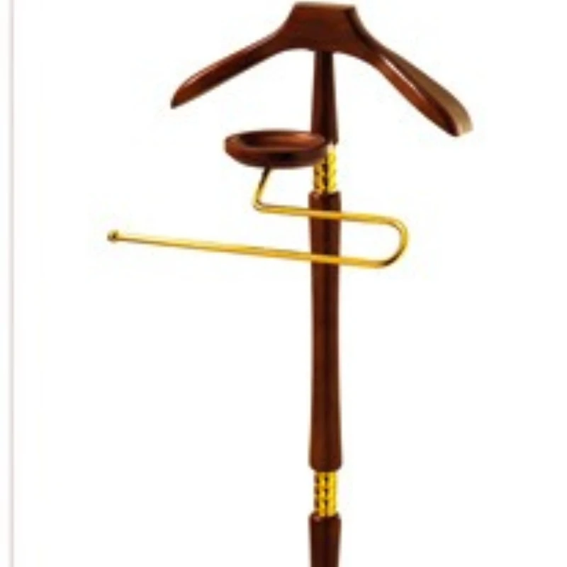 Hotel supplies wooden coat rack, hotel hotel solid wood hanger, bedroom suit hanger