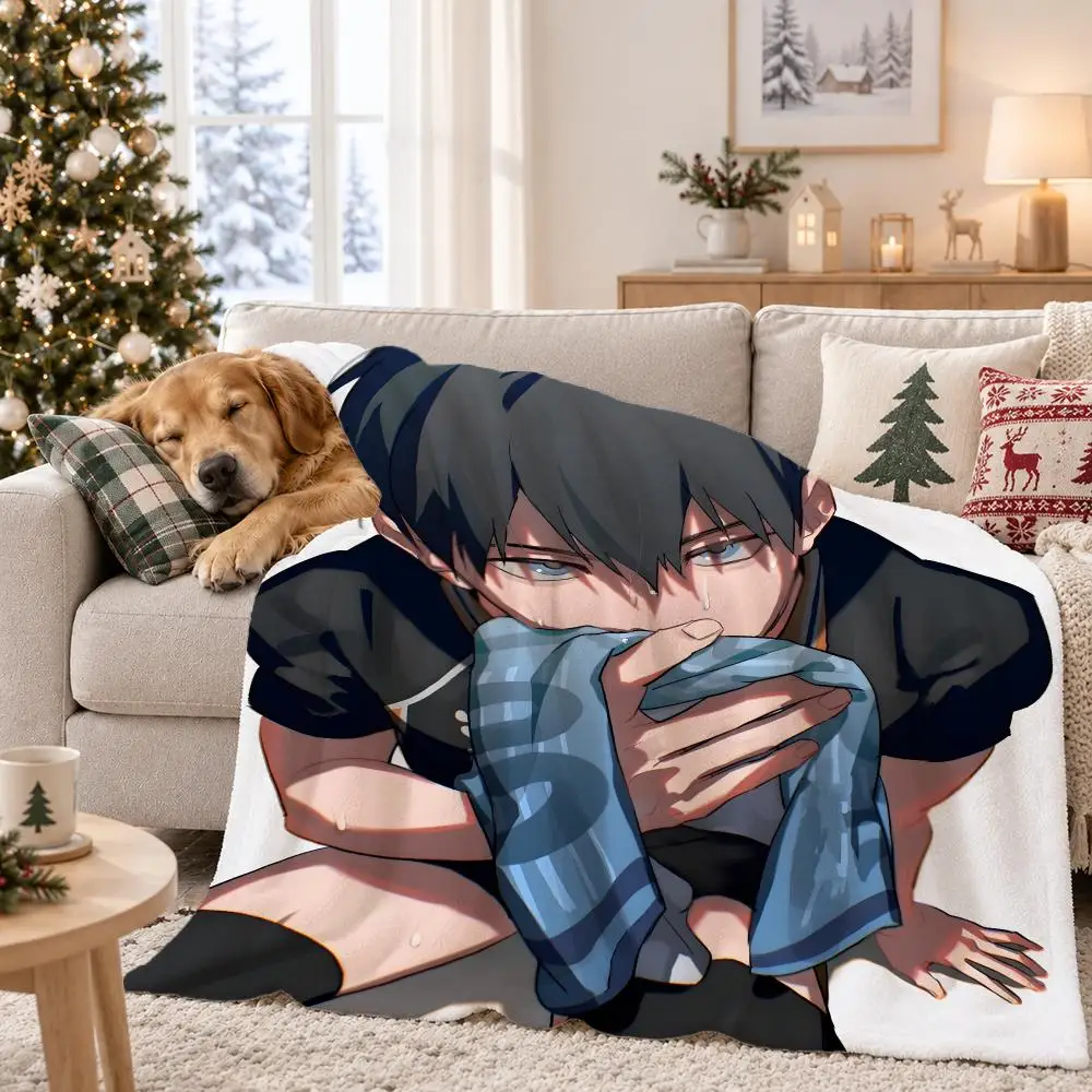 Tobio Kageyama Throw Pet Flannel Blanket Throw Blanket for Living Room Bedroom Bed Sofa Picnic Cover kids