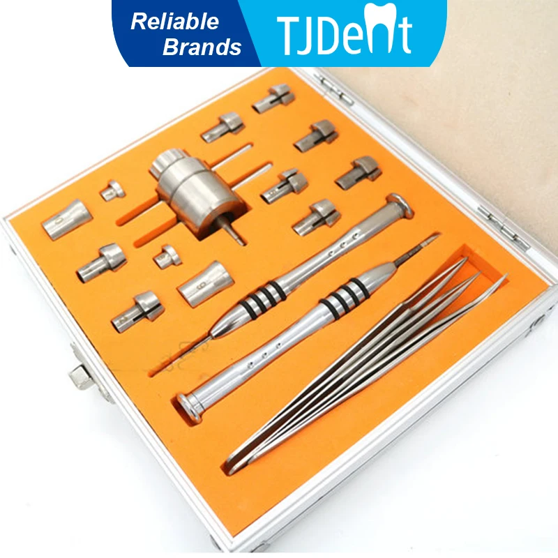 

TJDent Наборы инструментов для ремонта стоматологических наконечников Высокоскоростные наконечники Подшипники Картридж Набор инструментов для обслуживания турбин Запчасти для стоматолога