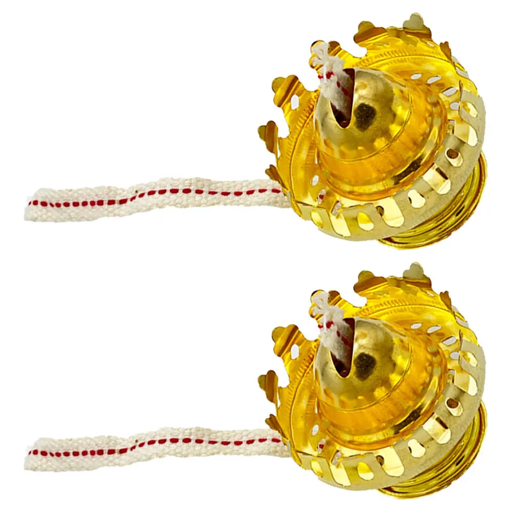 Oil Lamp Parts 2 Pack Wick Burner Assembly Retro Lamp Repair Kit Compatible with Temple Lamps