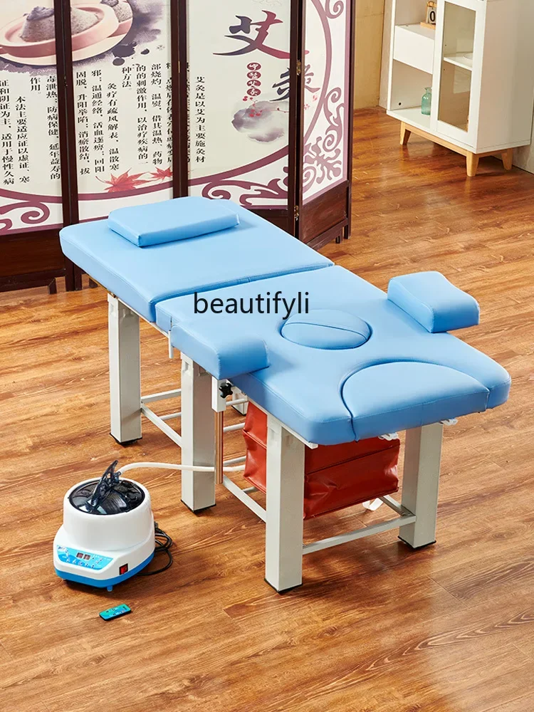 Facial Bed Diagnosis and Treatment Female Private Medical Bed Nursing Washing Moxibustion Steaming Bed Beauty Salon