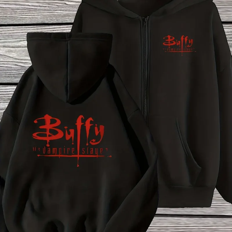 American Street Ladies Vampire Movie Cárdigan de felpa Abrigo Moda Otoño/Invierno Adecuado tanto para hombres como para mujeres