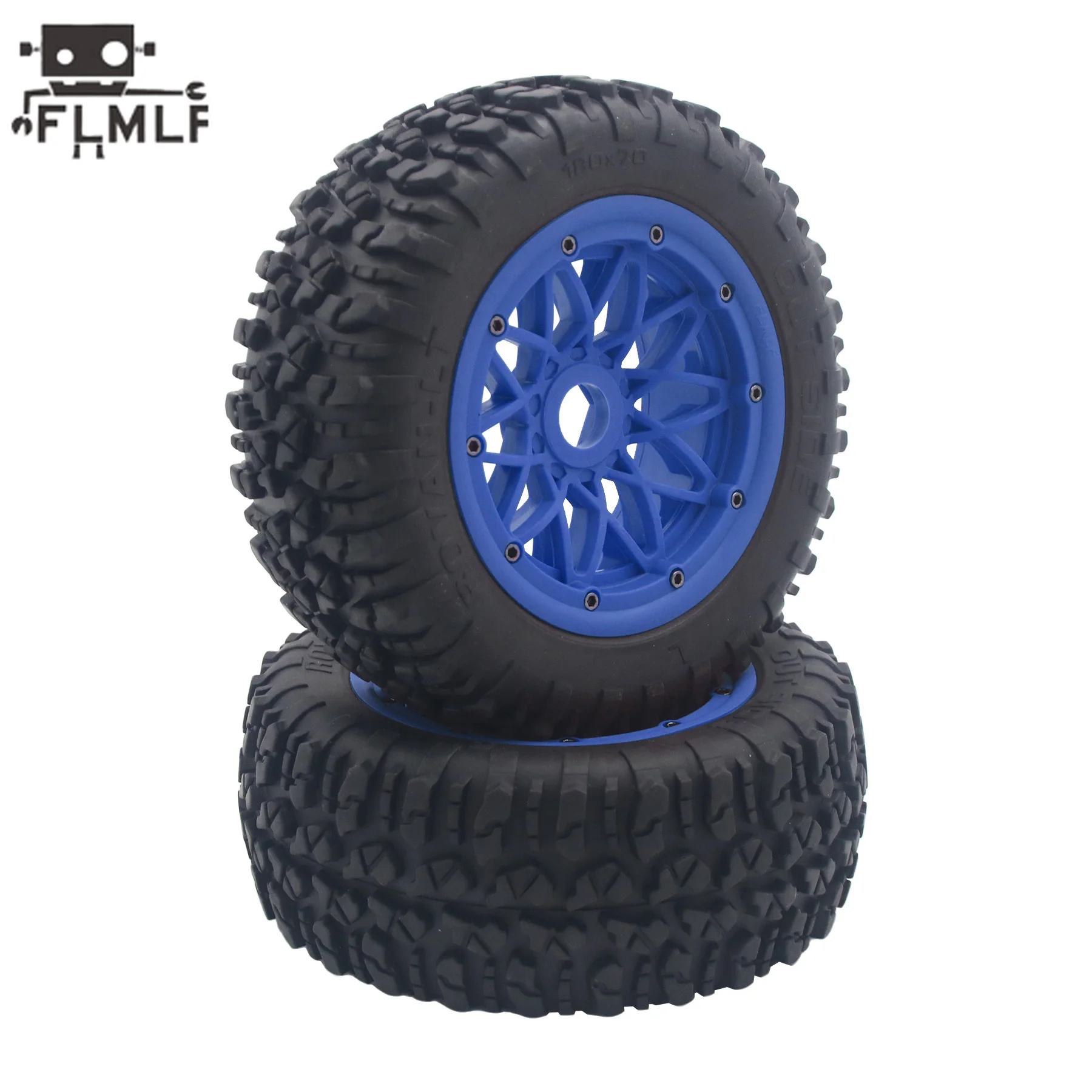 

Off-road Wheel Tires +Wheels Rim with Beadlock Ring Kit for 1/5 Losi 5ive-t Rofun Rovan LT SLT KMX2 DTT FID QL Car Parts