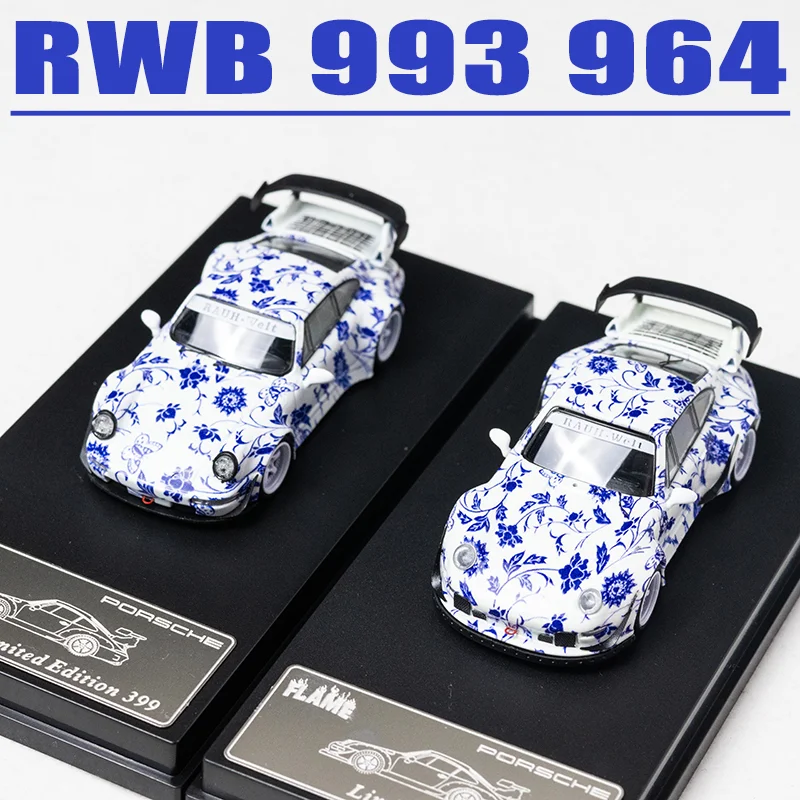 Flame 1/64 RWB 993 964 Alloy Toy Motor Vehicle Diecast Metal Model