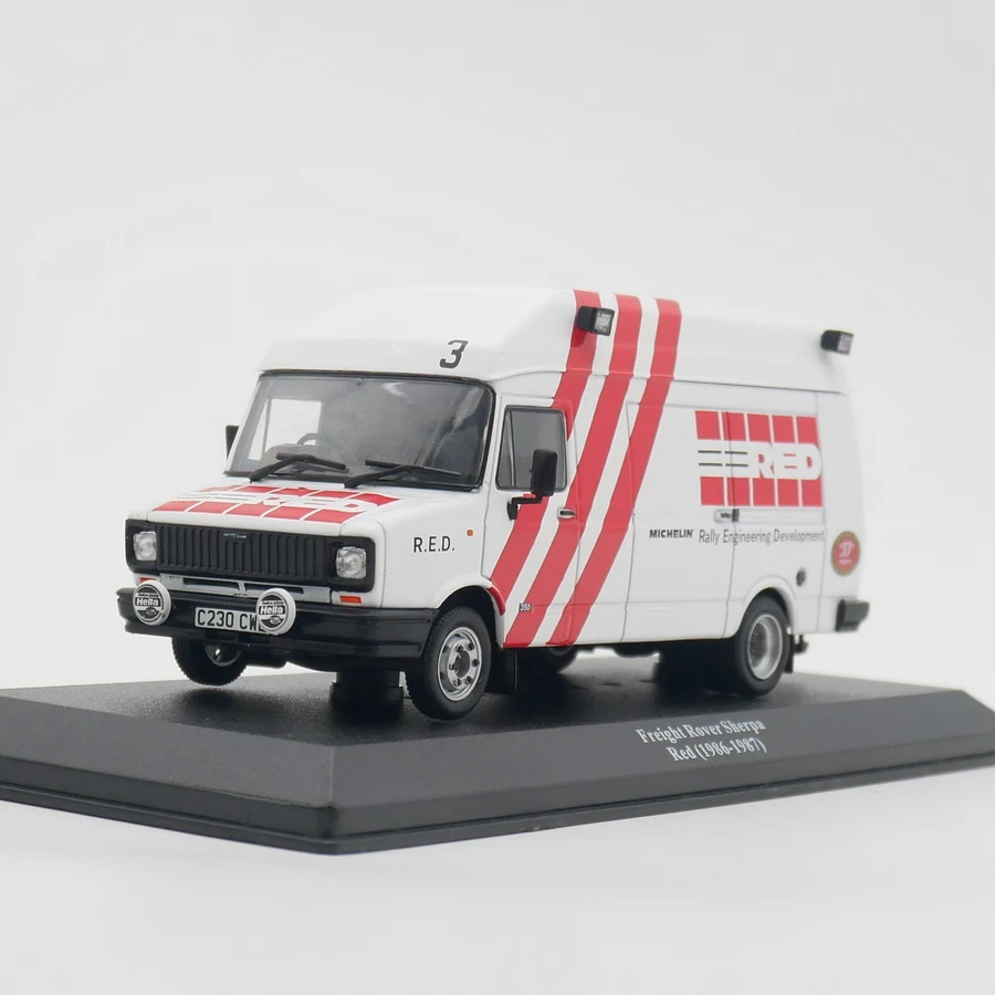 Moulé sous pression 1:43 échelle Ixo fret Rover Sherpa 1986 Land Rover tout-terrain pain rallye logistique véhicule alliage voiture modèle à collectionner
