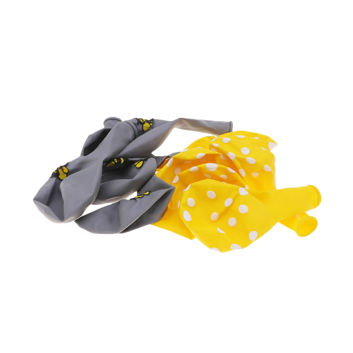 

10PCS Bee Balloons Party Balloons Latex Party Supplies Cartoon Yellow Dots Insect Theme Kids Bedroom Decorations