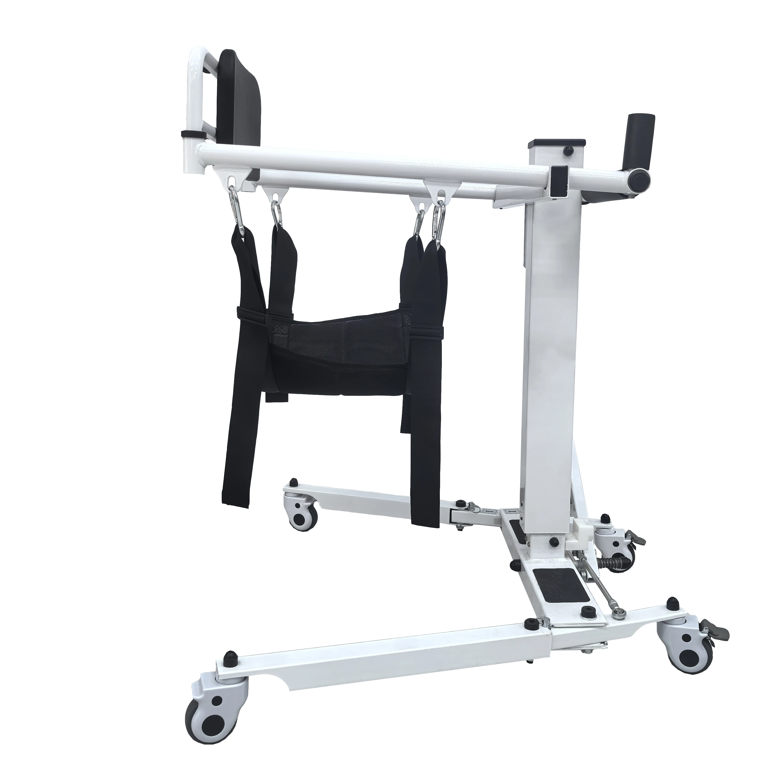 Versatile Elderly Home Care Hospital Patients Transfers All Foldable Easy to Carry Electric Lift Sling Chair Movable