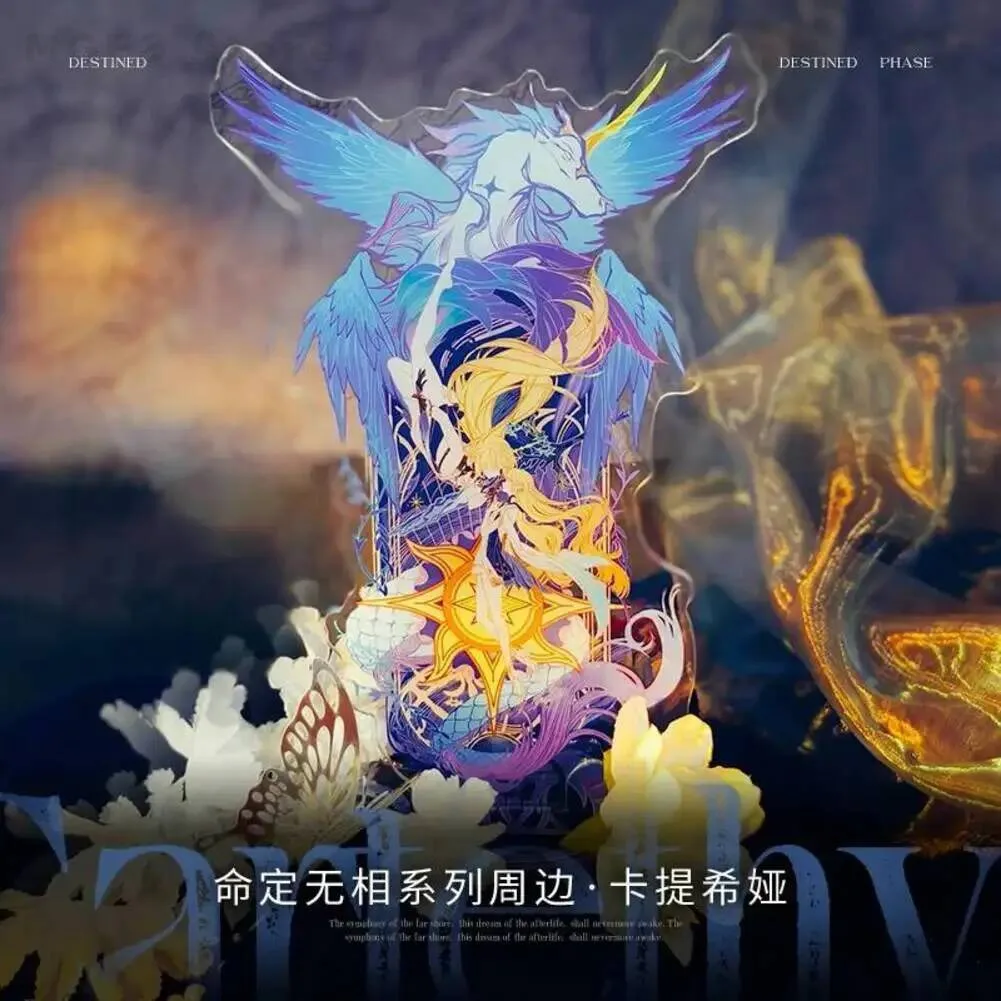 

Game Anime 23.6cm Desktop Decoration Present Cartethyia Wuthering Waves Acrylic Display Stand Model Plate