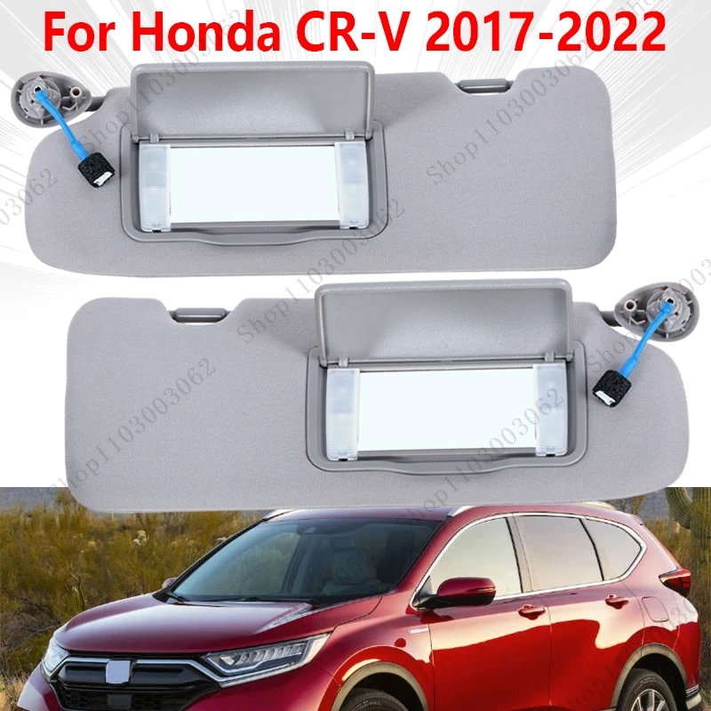 Car Sun Visor Sunshade Panel Housing Vanity Mirror Cover For Honda CR-V 2017-2022 Accessories 83280-TLA-A12ZB 83230-TLA-A12ZB