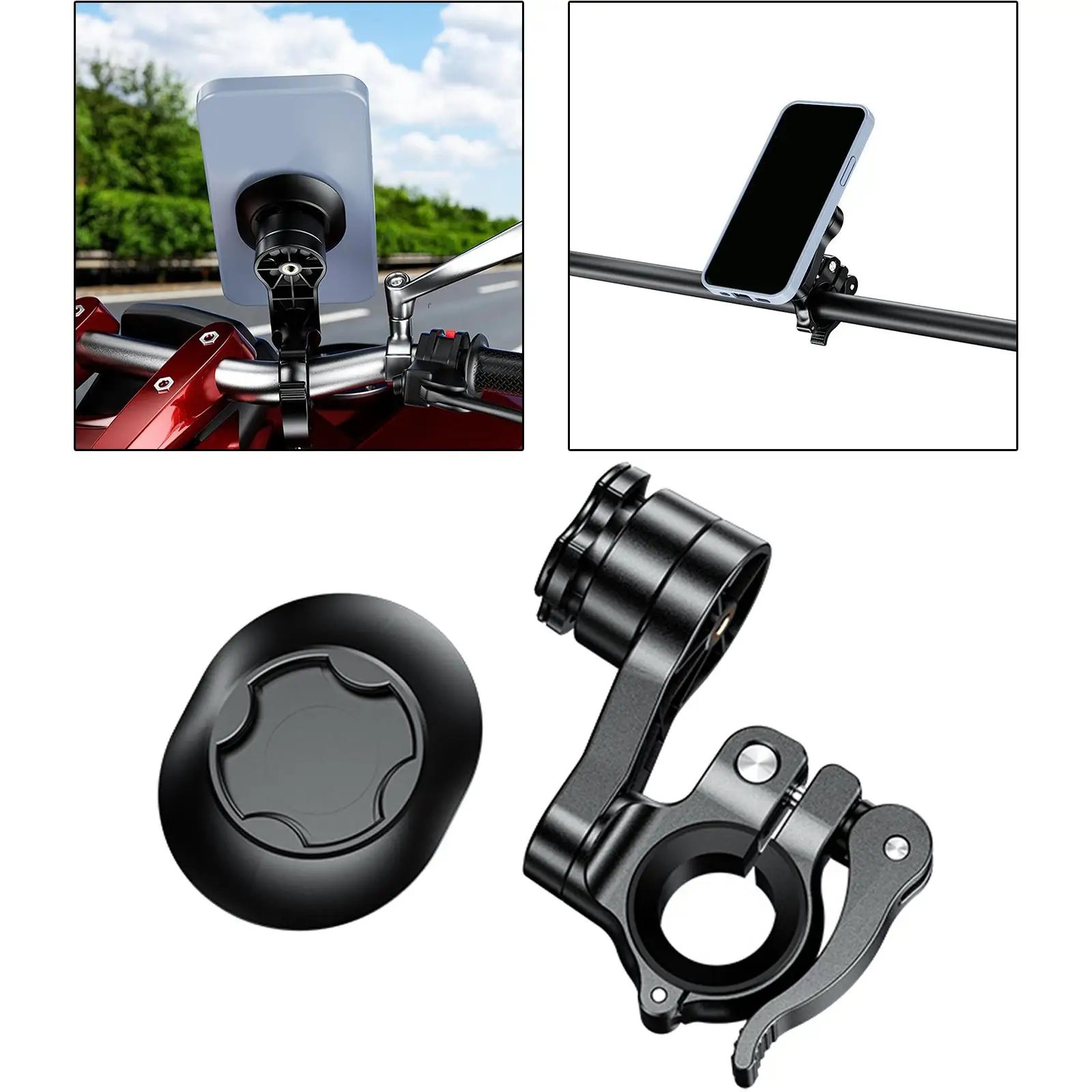 

Mountain Bike Phone Mount Detach Fit for 4.7-7.2inch Phone