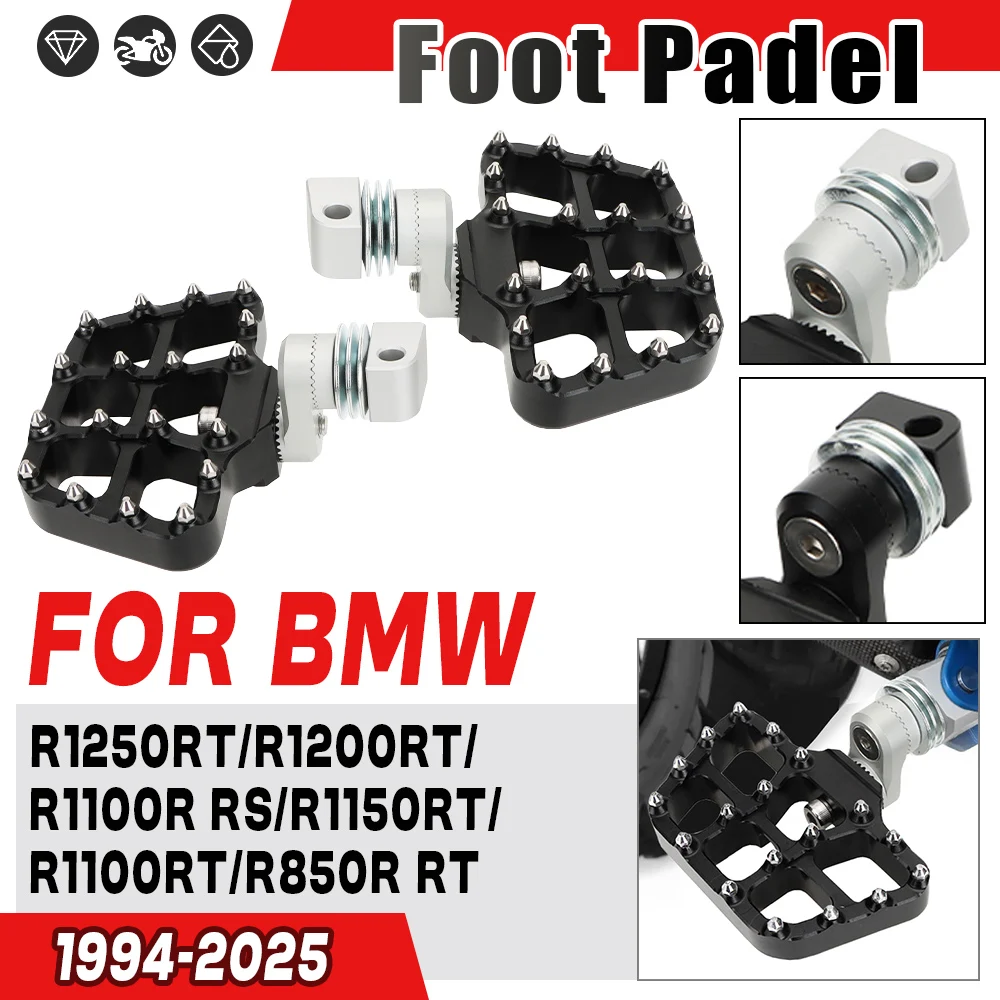 

CNC Foot Peg Motorcycles Accessories For BMW R 1250RT R1200 RT LC R1100R/RS/RT R1150RT R 850RT/R 1994-2025 Foot Rest Footpedal