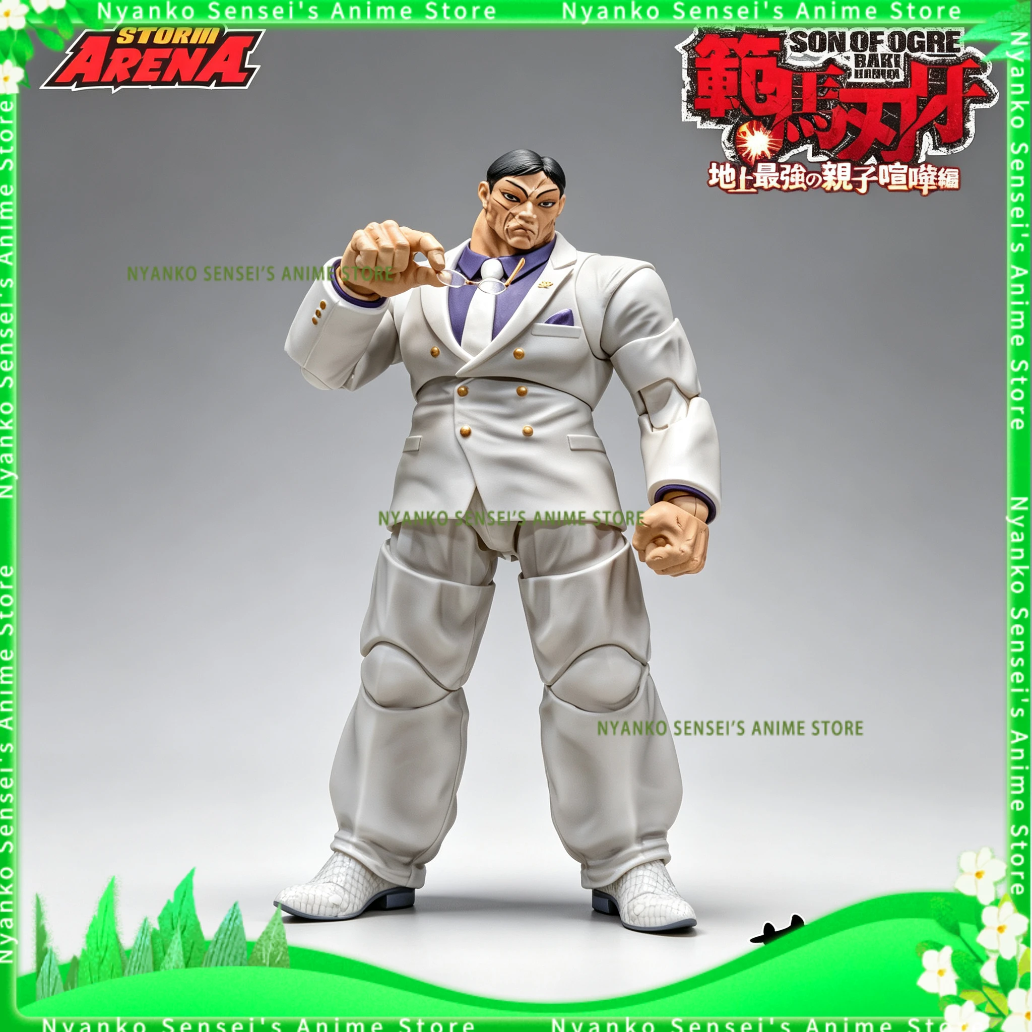En Stock, Figura de Acción Storm Toys Baki Hanma Kaoru Hanayama BHSA03 1/12, 16.5cm, Modelo de Anime, Juguetes de Moda, Coleccionables de Escritorio