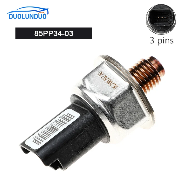 

New 85PP34-03 Fuel Pressure Sensor For CITROEN C3 C4 C5 DS3 DS4 DS5 For Peugeot 008 5008 EXPERT PARTNER 206 207 208 301 308 508