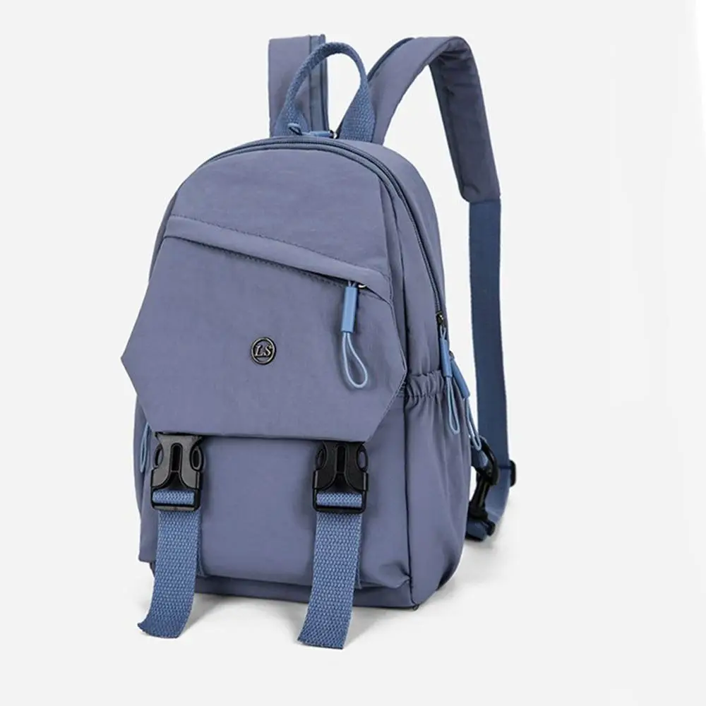 Повседневный противоугонный женский нейлоновый рюкзак большой емкости, однотонная дорожная сумка на плечо, школьная сумка в японском стиле для путешествий