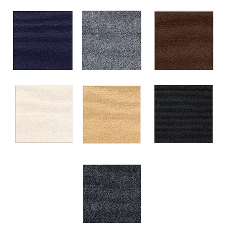 Self Adhesive Carpet Tiles Non Slip Sound Absorbing Splicing Floor Rug Self-stick Mat for Office Shop Full Paving Decoration