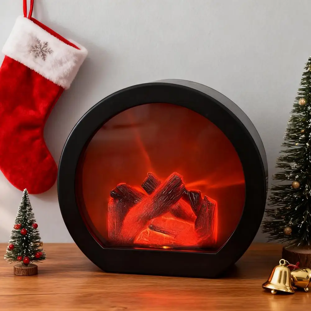 Lampada a fiamma simulata Luce per camino portatile Lanterna con effetto fiamma realistica per decorazioni per interni ed esterni Elettrico portatile