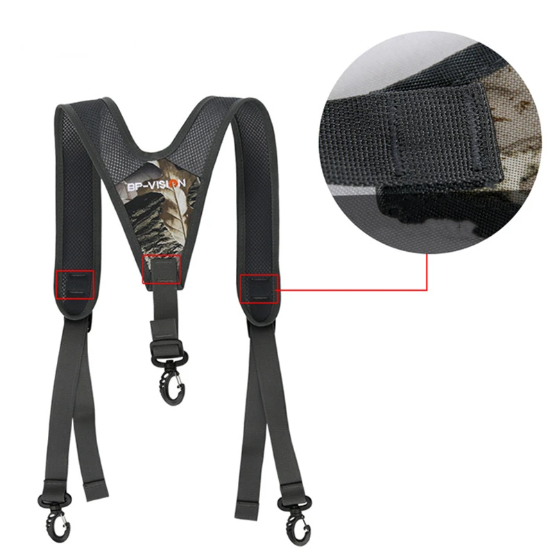 Hiking Strap Outdoor Camping Accessories Ergonomics Back Bear Polyamide Breathable Straps for Running With Adjustable Buckles