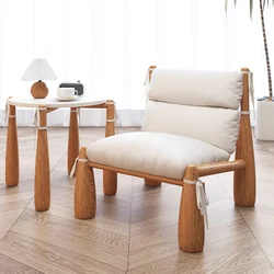 Sillón de diseño de lujo, mueble moderno para sala de estar, silla de salón de belleza, sillas de oficina, Isla de madera portátil, réplica Vintage baja