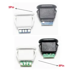 5A 5Pin 6pin USB-C Type 20V Waterproof USB Connector Direct Compression Female Base Socket Charging InterfaceTail plug interface