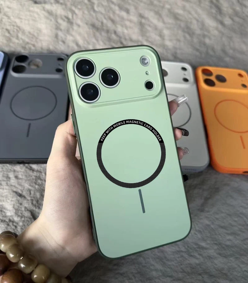 Für Xiaomi 12T Pro Hülle Xiaomi 12T Handyhülle Xiaomi 12T Pro Cover Farbige magnetische harte Silikon-Rückabdeckung – Detail 3