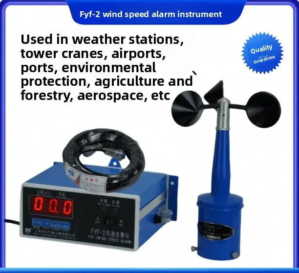 FYF-2 wind speed alarm instrument tourist tower crane port wind speed alarm instrument