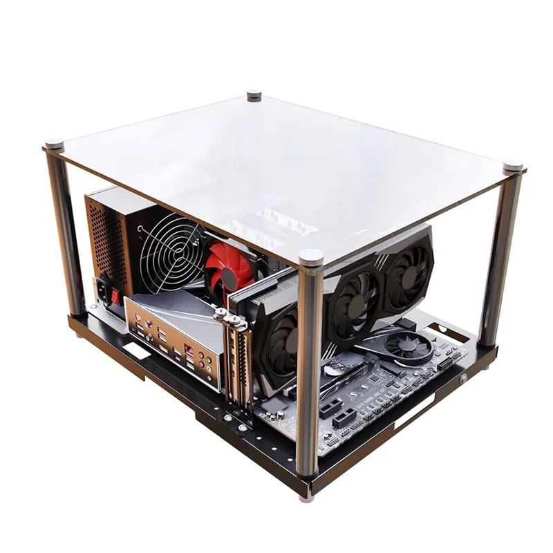 

New--PC Test Open Chassis Rack Bench Open Frame DIY Gaming Computer Open Case Support Motherboards ATX MATX