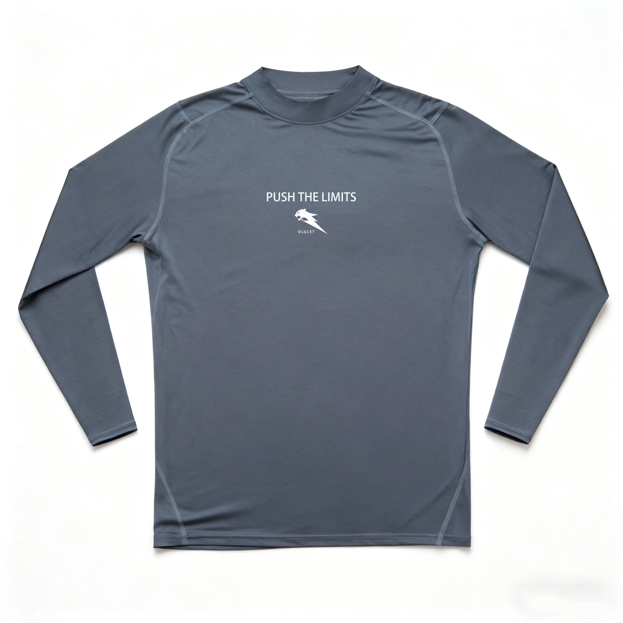 قميص رجالي مضغوط سريع الجفاف - تي شيرت مرن للتمرين وأكمام طويلة لملابس اللياقة البدنية والجري والتدريب في صالة الألعاب الرياضية #3