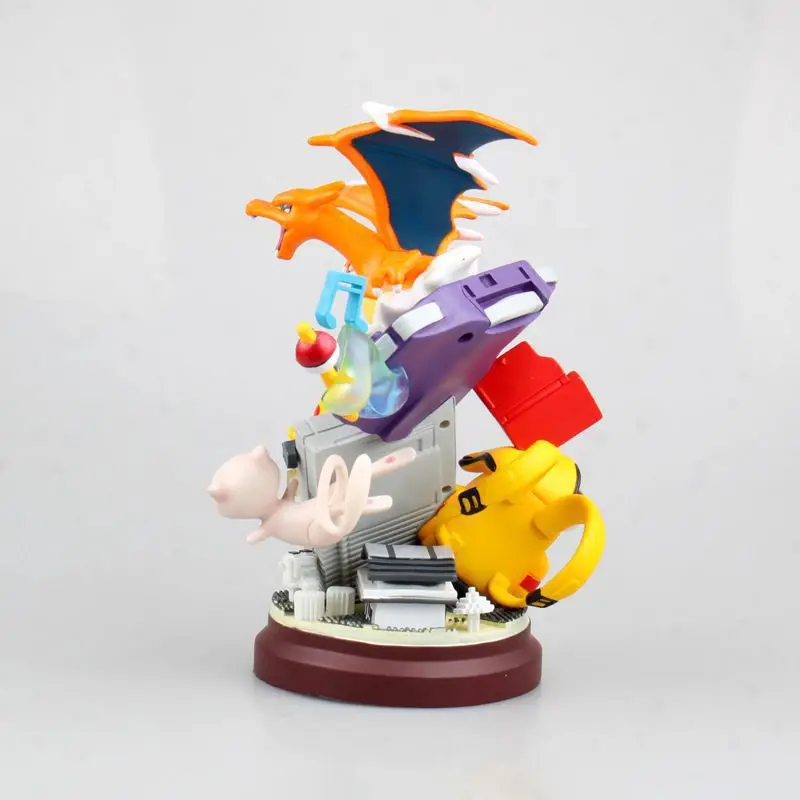 18 سنتيمتر شخصية البوكيمون الكبيرة بيكاتشو تشارجر Mewtwo ، أنيمي تحصيل نموذج للمنزل الديكور عرض هدية