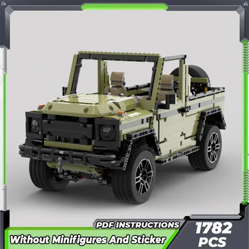 Moc Building Bricks Military Car Model Armored off-road Vehicle Technology Modular Blocks Gifts Toys For Children DIY Assembly