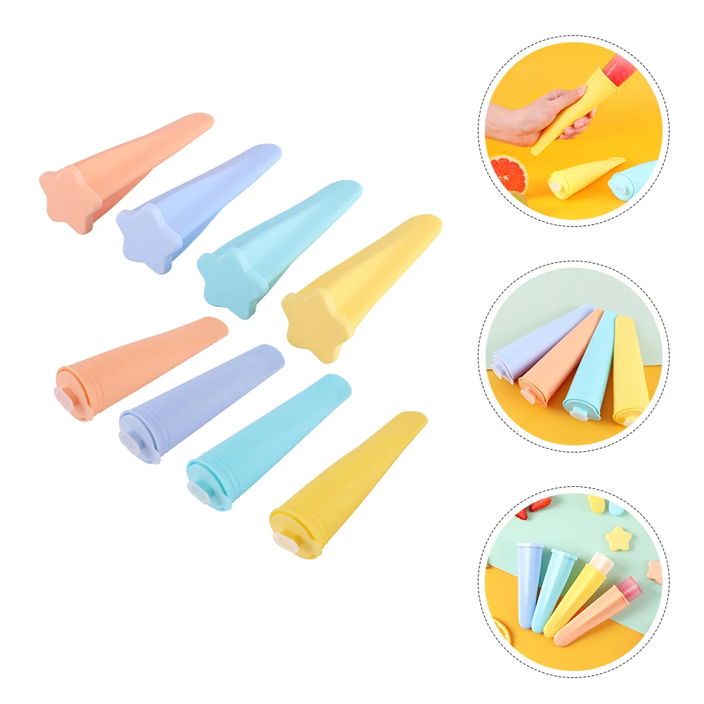 

8 Pcs Ice Cream Mold Popsicles Molds for Household Homemade Maker Ice-cream Mould Tool Child
