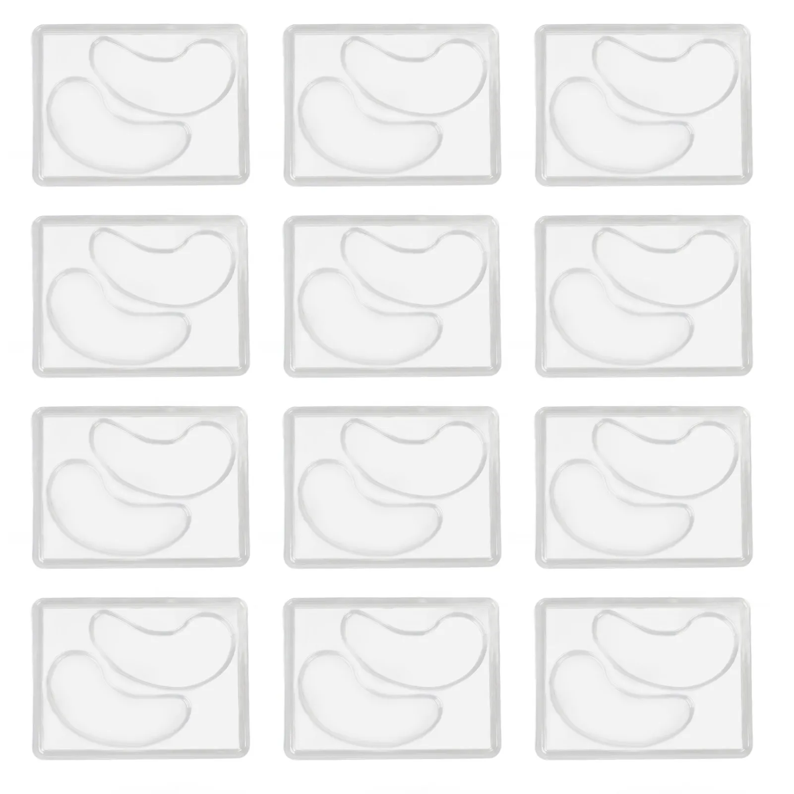 Patch transparent réutilisable pour masque facial, lot de 12 pièces