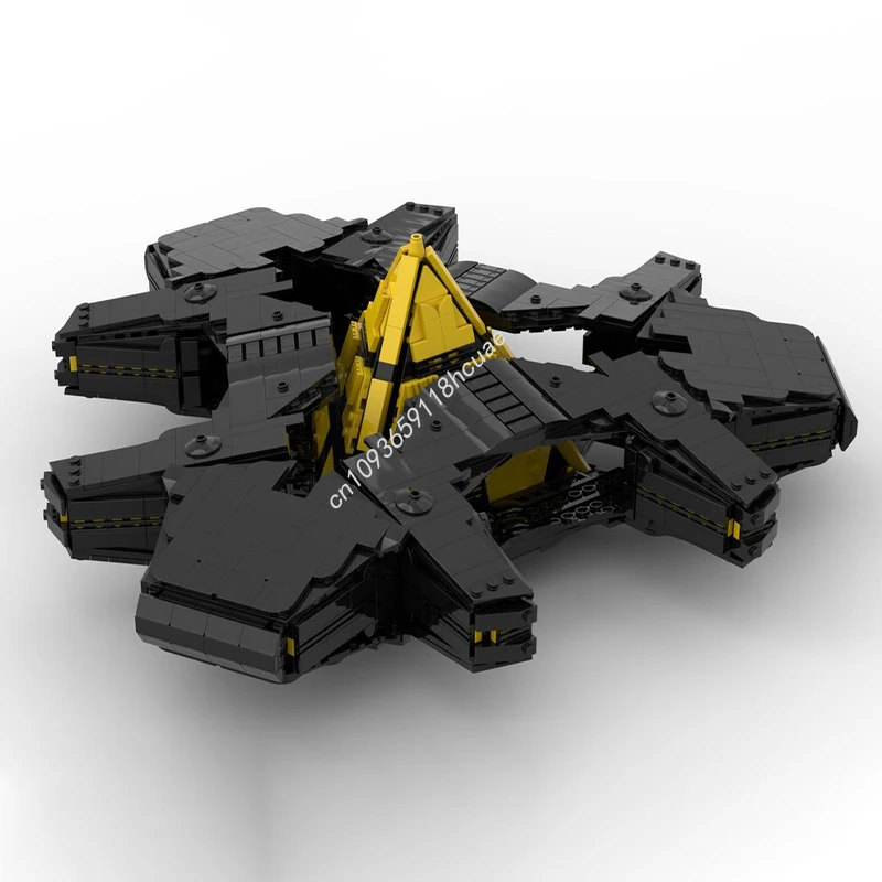 1924 stücke MOC Goauld Hatak Raum Modell Bausteine Bildung Architektur Modulare DIY kreative spielzeug handwerk Weihnachten geschenke