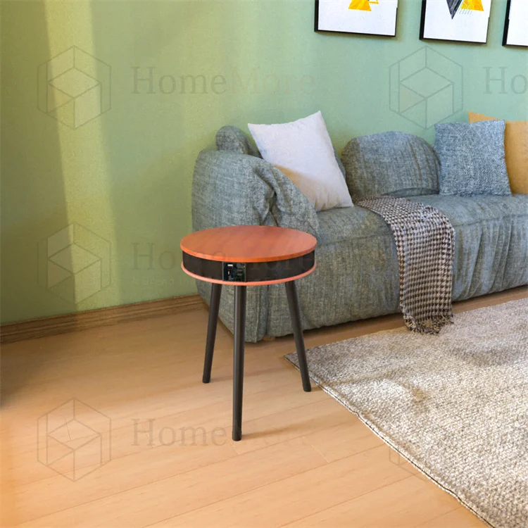 # Hot Sale Professional Lower Price Wireless Modern Panel Solid Wood Bluetooth Speaker Coffee Table