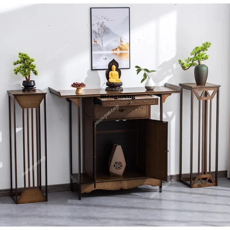 Household Buddhist Altar Living Room Cabinets Offering Altar Incense Living Room Cabinets Modern Small Furniture