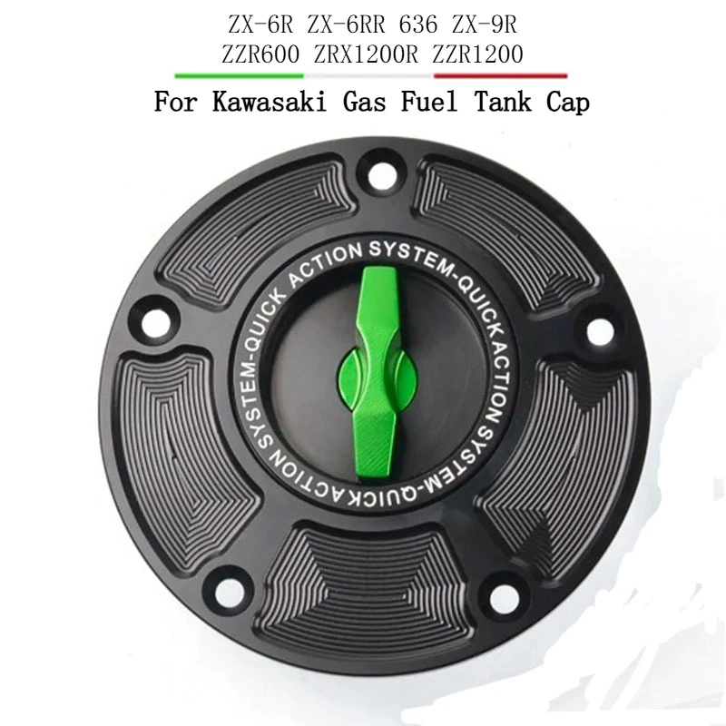 

Крышка топливного бака без ключа для мотоциклов Kawasaki Z1000 Ninja ZX-6R ZX6R ZX-6RR 636 ZX-9R ZX9R ZZR600 ZRX1200R ZZR1200