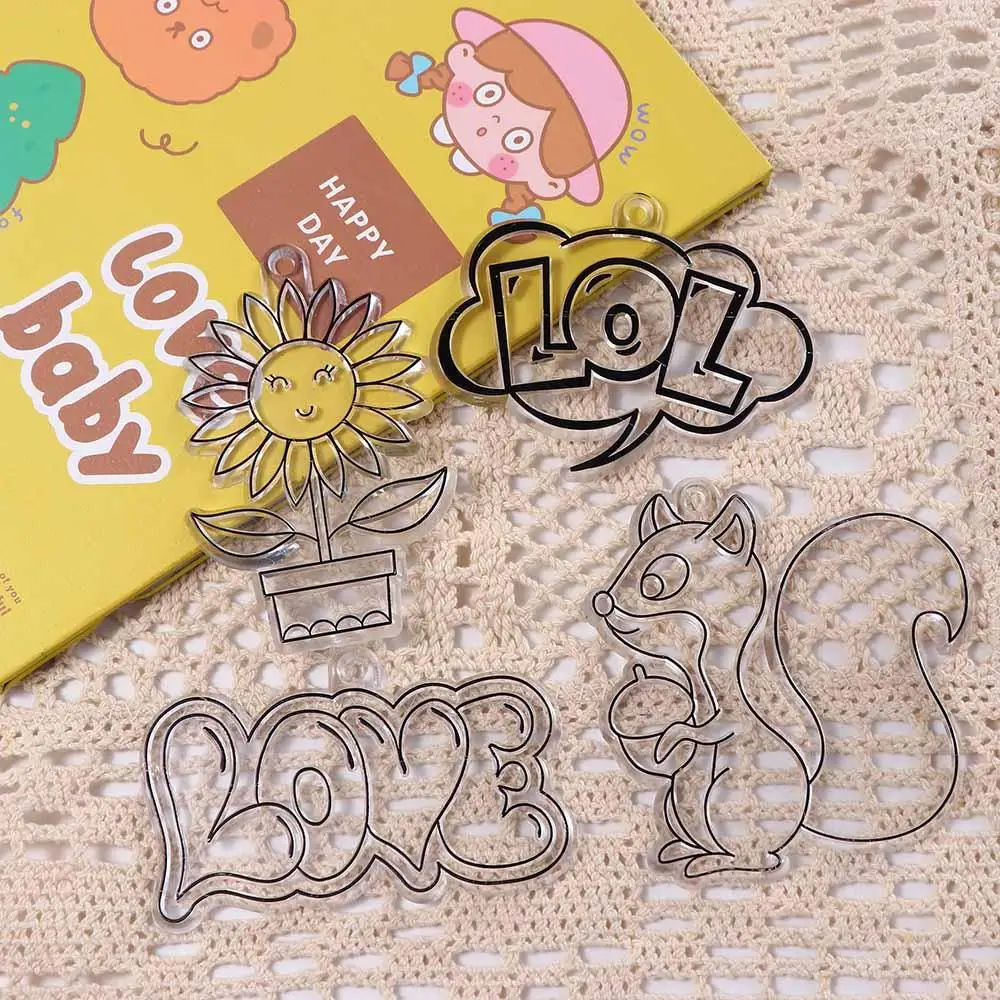 12Pcs Animals Art Craft DIY Birthday Gifts Suncatchers Craft Sun Catcher Hanger Window Painting  Filing Drawing Board