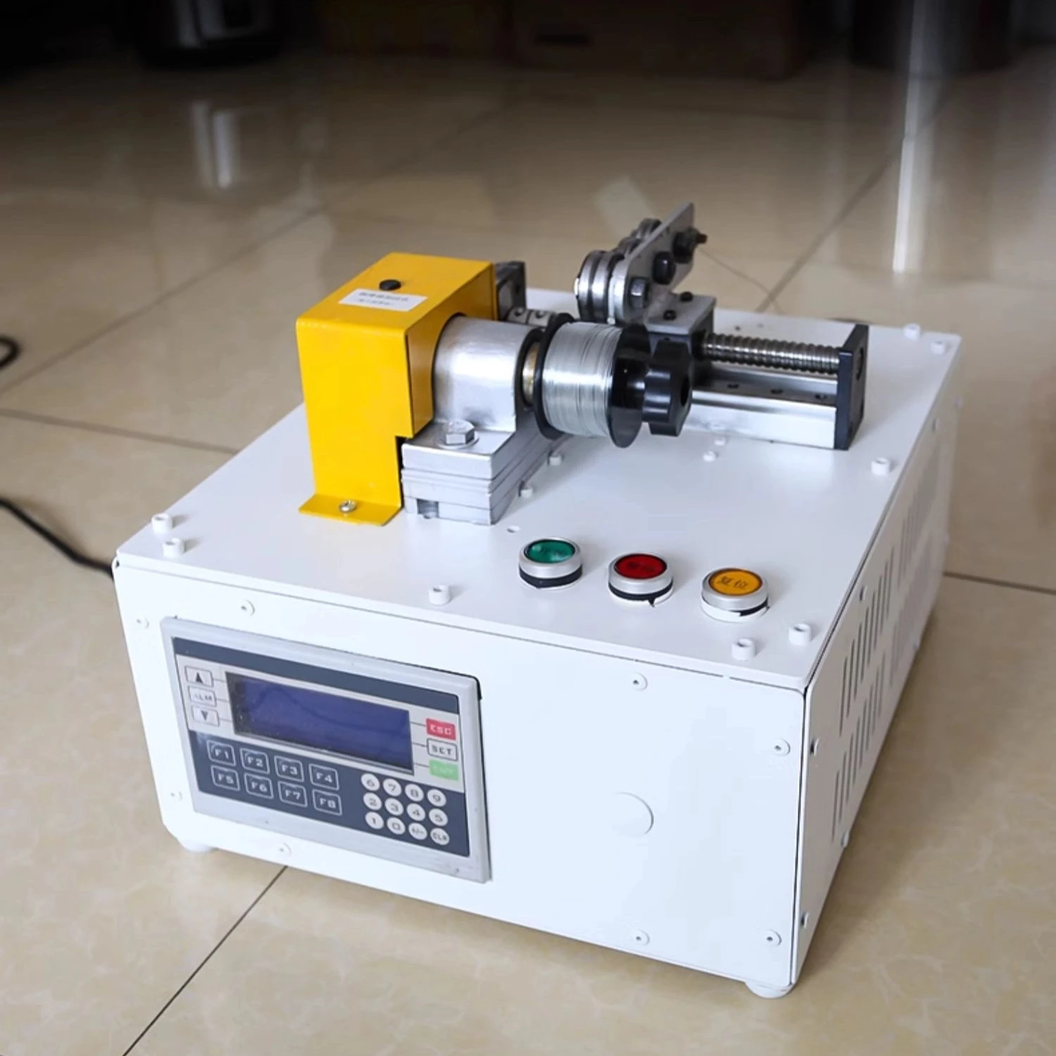 

MF-4616 Professional Automatic Wire Winding Machine Supports 0.5-0.9mm Copper Wire Maximum 70mm Coil Diameter 100mm Width