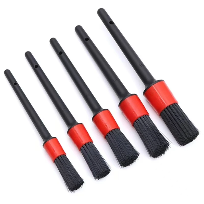 5Pcs Car Cleaning Brush Kit Soft Bristle Detail Brushes For Motorcycle Car Detailing Brush Set Wheel Rims Cleaning Brush Tools image 6