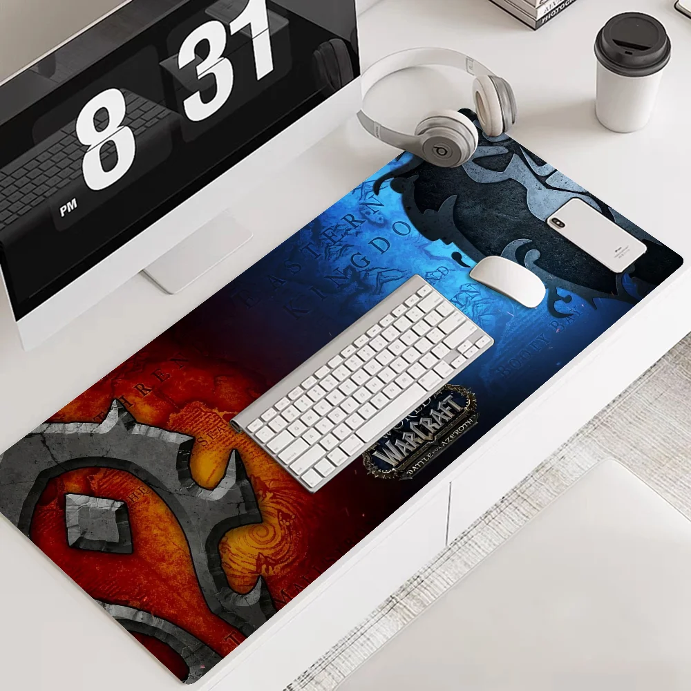 World Of Warcraft WOW In Stocked Laptop Gaming Mice Mousepad Size For Large Edge Locking Game Keyboard Pad