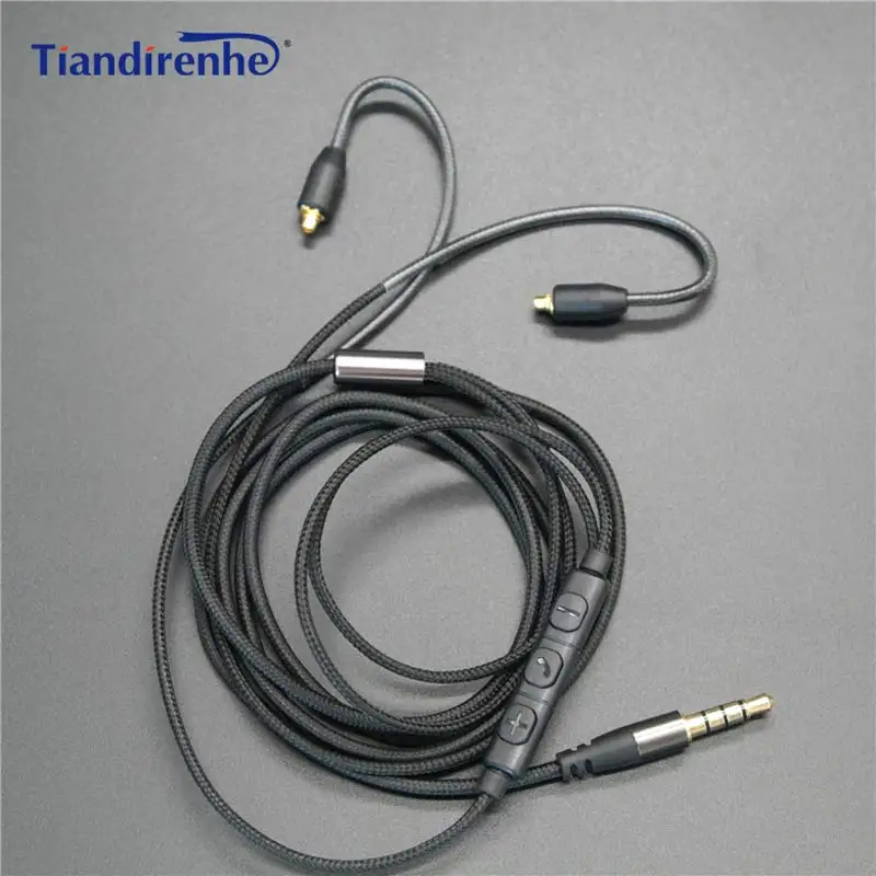 Upgrade MMCX Cable for Shure SE215 SE425 SE535 SE846 Earphone Headset Line Headphone Wire for iPhone 6 6s xiaomi Android IOS