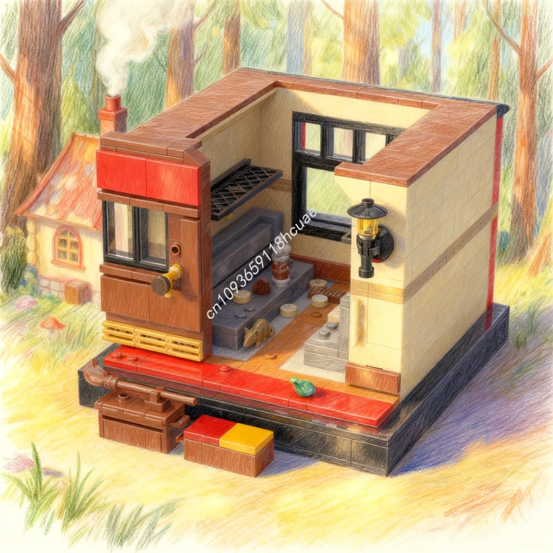 

470pcs MOC Harry Turn This Stupid Fat Rat Yellow Model Building Toy Blocks Architecture Creative Idea Christmas Gifts Education